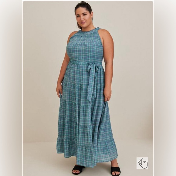 Torrid Maxi Lindsay Hi-Low Tiered Dress - Picture 4 of 5